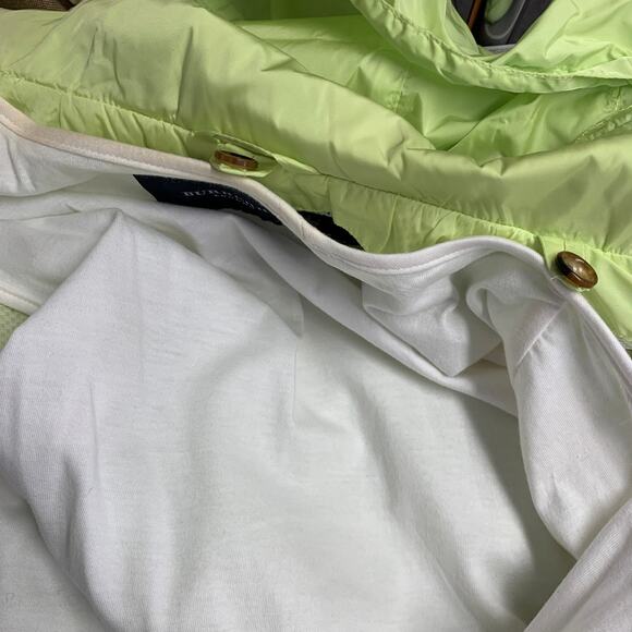 BURBERRY LONDON Size M Green Lime Polyamide Blend Zip Pockets Vest - Picture 8 of 12